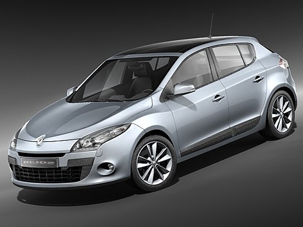 3d model renault megane coupe 2010 - Renault Megane Coupe 2010 by squir